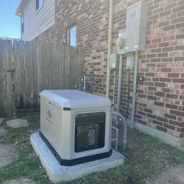 Completed Generator Installation By Hired Guns Roofing