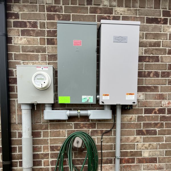 Completed Generator Installation By Hired Guns Roofing